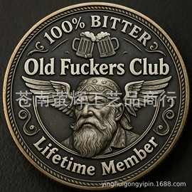 跨境新品 Lifetime Member Coin 纪念币