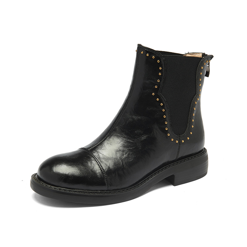 Augusto Lion Den Martin botas mujeres 2026 nuevo otoño invierno negro Merrade botas cortas más botas retro Chelsea