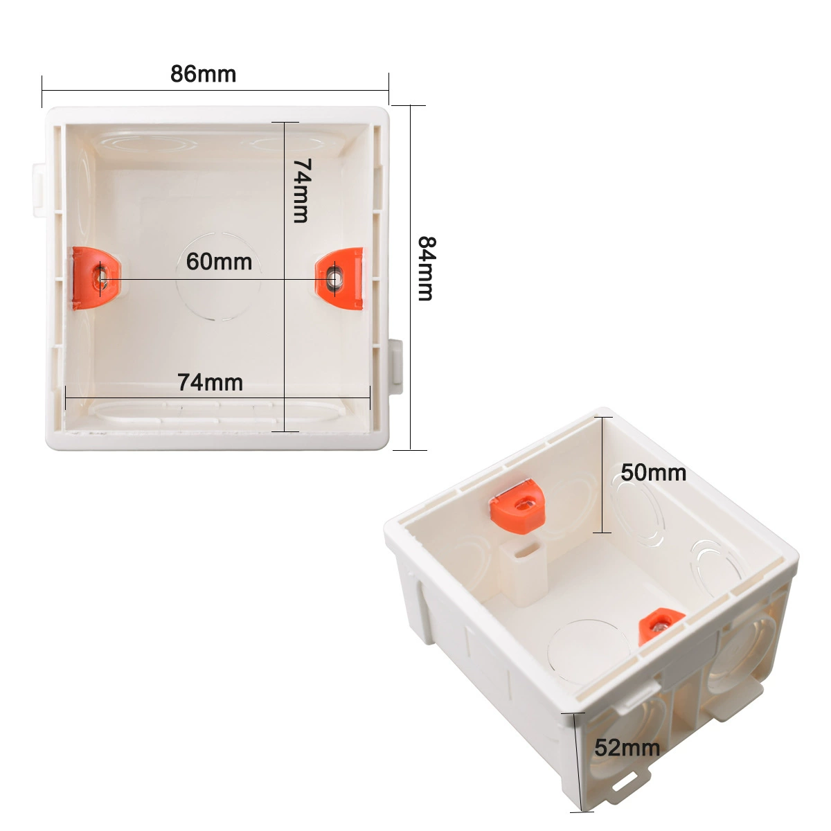 Switch key, glass light panel, LED wall universal lamp