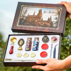 Harry Peripheral Fire Paint Seal Set European Retro Fire Paint Seal Magic Academy Set Fire Paint Wax Particles Wholesale