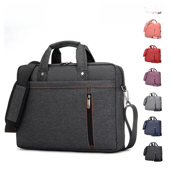 Cross-border Business Computer Bag Men's and Women's Handheld Shoulder Notebook Bag 14/16/17.3 Airbag Shockproof Briefcase
