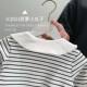 Autumn 2024 0-3 years old girls children fashion cute striped bear long sleeve bottoming shirt T-shirt top