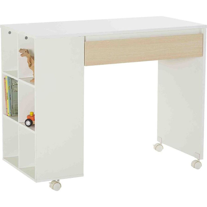 Cama individual simple moderna con escritorio de cama de escalera mecánica cama de combinación de cama infantil integrada cama de almacenamiento multifuncional de apartamento pequeño