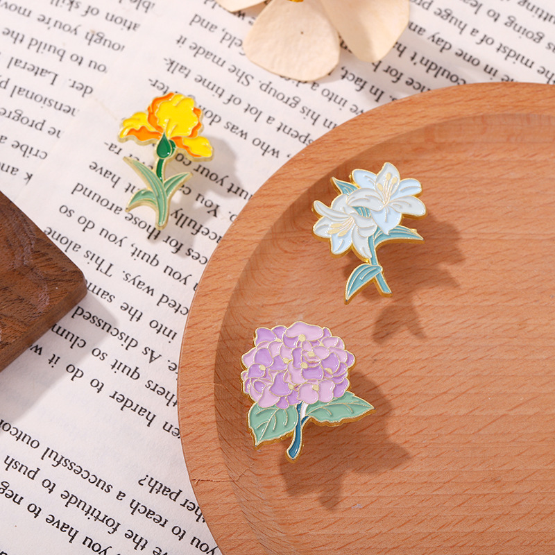 Pastoral Flower Alloy Stoving Varnish Unisex Brooches display picture 5