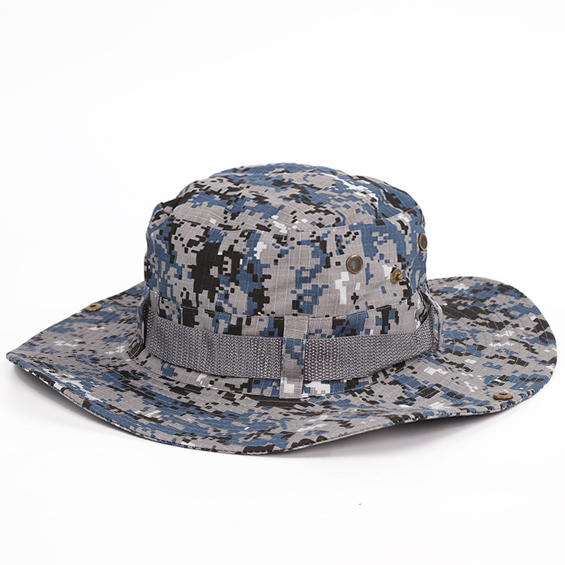 Sombrero de pescador de verano de tela de doble cara almacena portátil sombrero de verano al aire libre pesca gorra gorra de sombrero