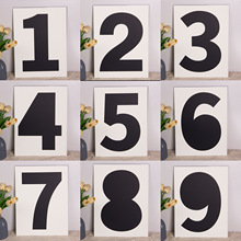 ��ɫ�U�Ք���123Ӳ����1-9�q���ռo��Y��DIY�ֹ���Ƭ������r��