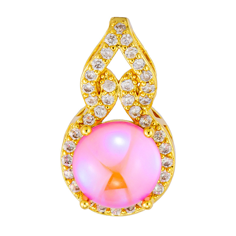 Douyin Venta caliente Colgante de microincrustaciones de cobre chapado al por mayor Cientos de colgantes de cobre opcionales a su gusto, fábrica de origen al por mayor sin cadena