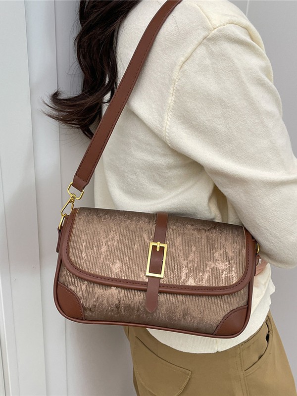 Bolso para mujeres 2026 nuevo cross-border retro retro bolso cuadrado de color alto nivel lujoso y exquisito mochila de viaje