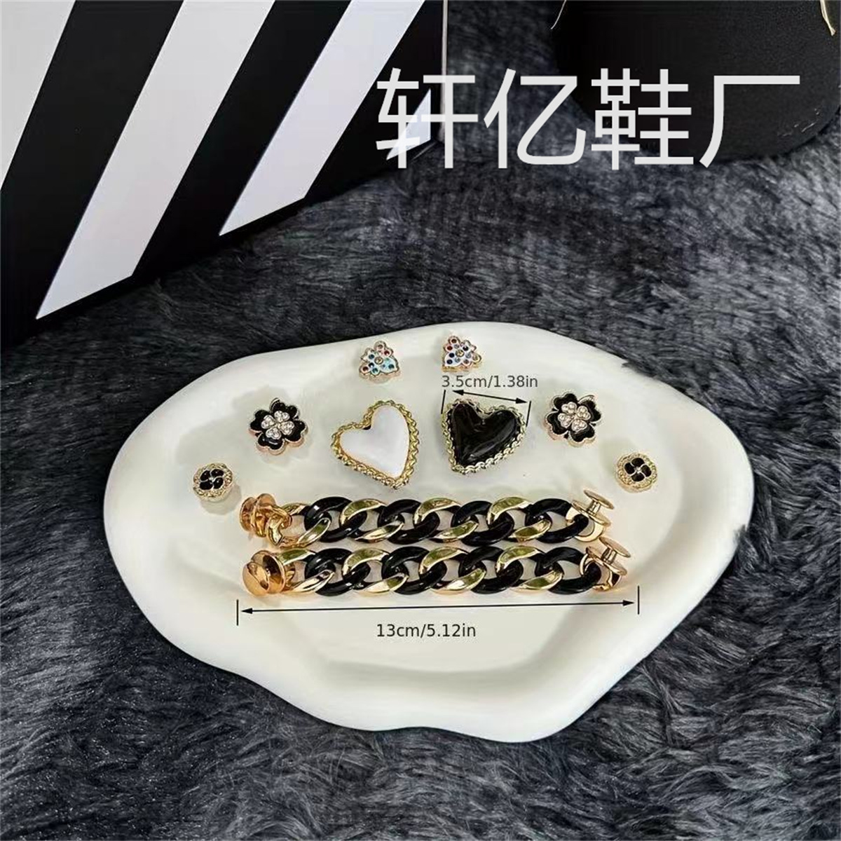 Nuevo ramo, zapatos de flores, agujeros de flores, accesorios de perlas tridimensionales de alta calidad, accesorios de bricolaje decorativos, zapatos de fragancia desmontables