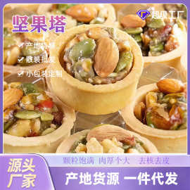 批发代发坚果挞20g南瓜籽巴旦木花生坚果挞烘培酥脆果仁微甜酥脆