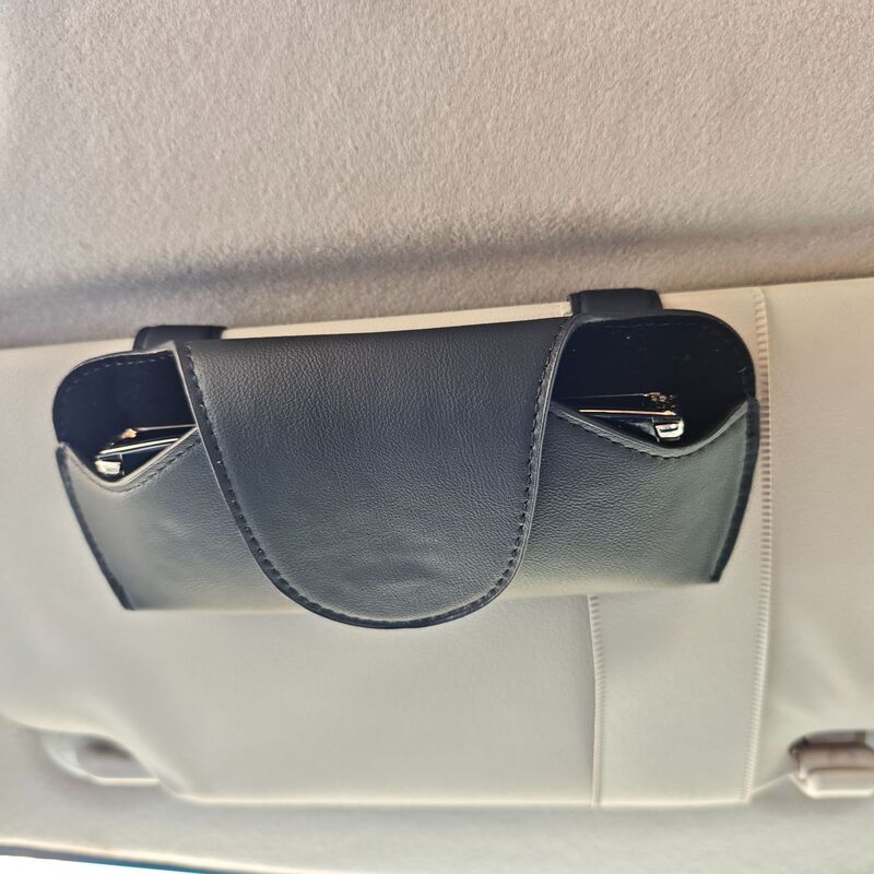 Cross-Border Car Eye Clip Glasses Holder Sun Visor Car Glasses Holder Car Sunglasses Case Glasses Multi-Function Cross-Border Car Eye Clip Glasses Holder Sun Visor Car Glasses Holder Car Sunglasses Case Glasses Multi-Function