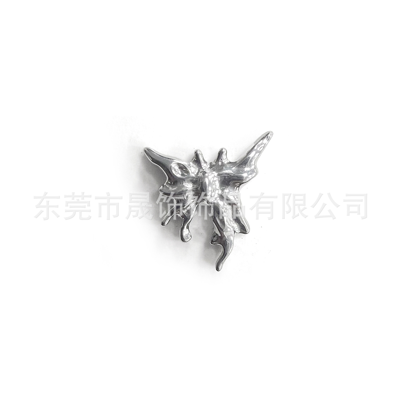 F136 Titanium Alloy 朋克流体 Liquid 态 Butterfly Ear Stud Helix Cartilage Stud Labret Stud 人体 Piercing Jewelry Accessories