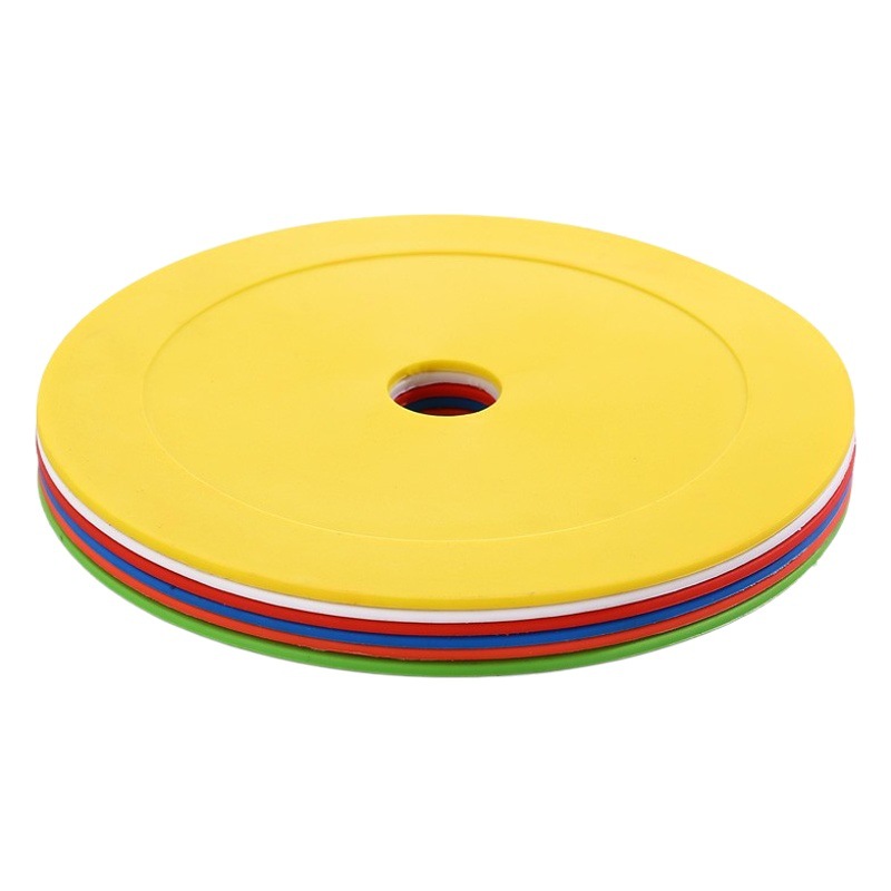 Factory Direct Supply 15cm Flat Sign Disc Soft and Durable Mini Round Mouth Sign Disc Football Training Landmark Mat