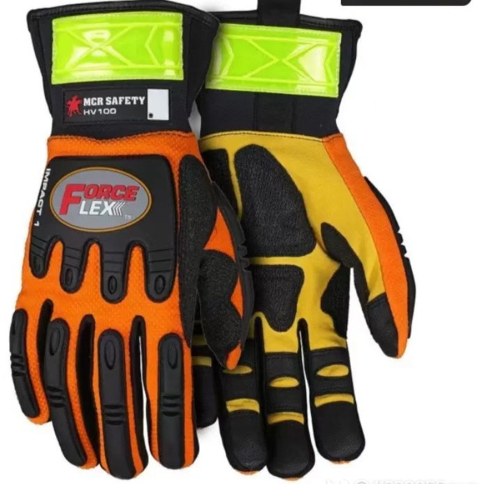 跨境劳保手套透气防滑耐磨工地防护工作焊工内里网格塞车TPR手套