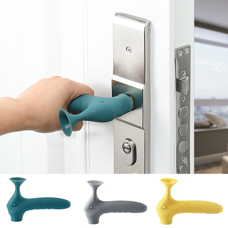 房门门把手保护套卧室防磕碰卫生间防扎手硅胶防污垫全包式保护套