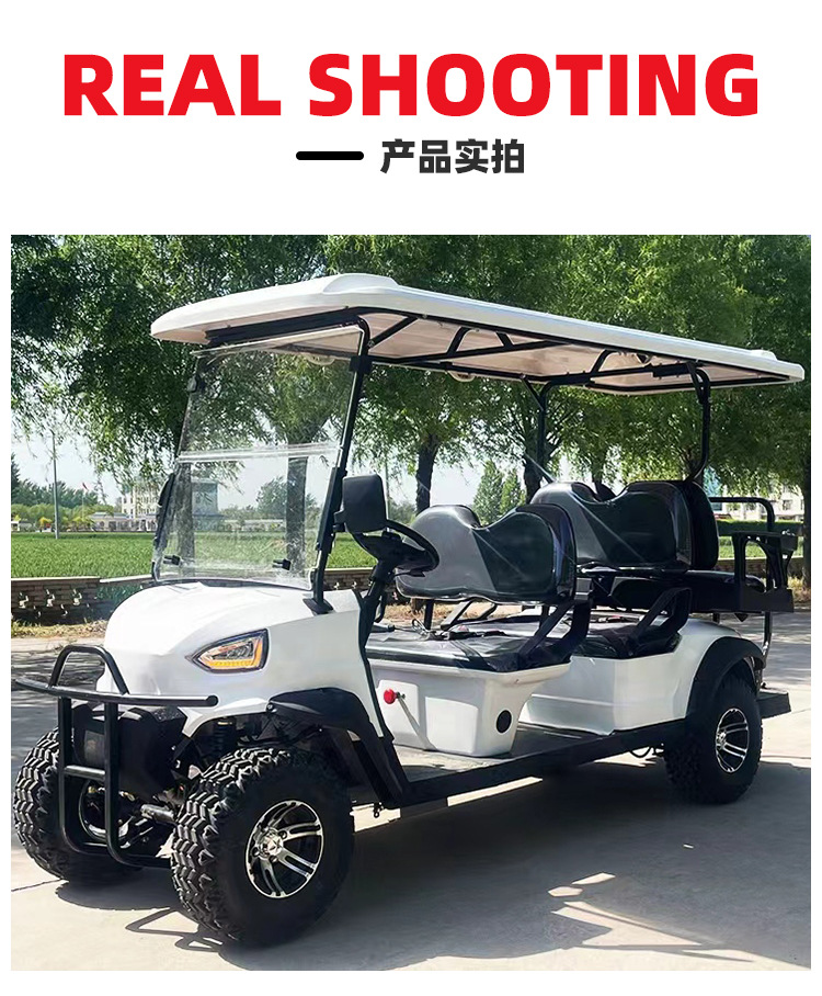 4-8 Seat Golf Cart, Hotel Scenic Spot Sightseeing Car, Real Estate Viewing Car, Reception Car, Electric Sightseeing Car