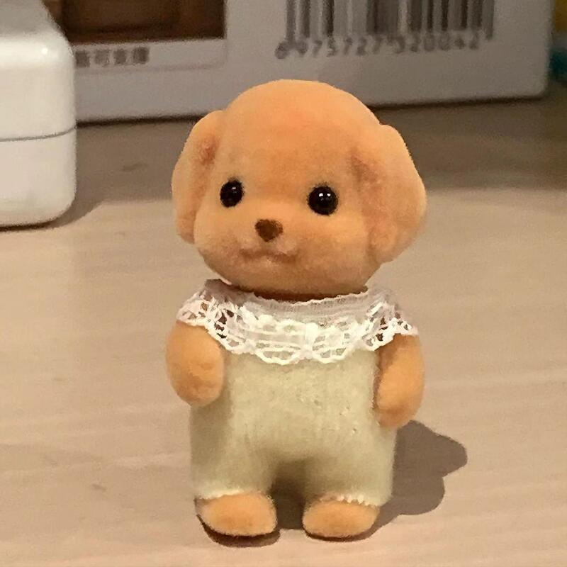 Four Limbs Movable Senbeier Poodle Doll Doll Flocking Toy Vinyl Doll Golden Retriever Dog Small Ornaments Four Limbs Movable Senbeier Poodle Doll Doll Flocking Toy Vinyl Doll Golden Retriever Dog Small Ornaments