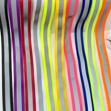 反光织带 包边带 服装辅料裤边带 彩色夜光织带 反光条 荧光绳子