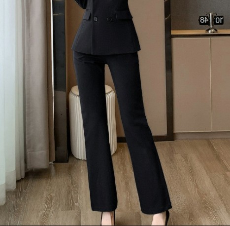 B259 black bell bottoms