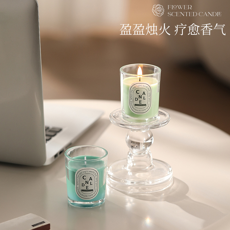 Velas de aromaterapia, regalos coloridos de alta gama, recuerdos de cumpleaños, ambiente de fragancia navideña, regalos de alto valor al por mayor