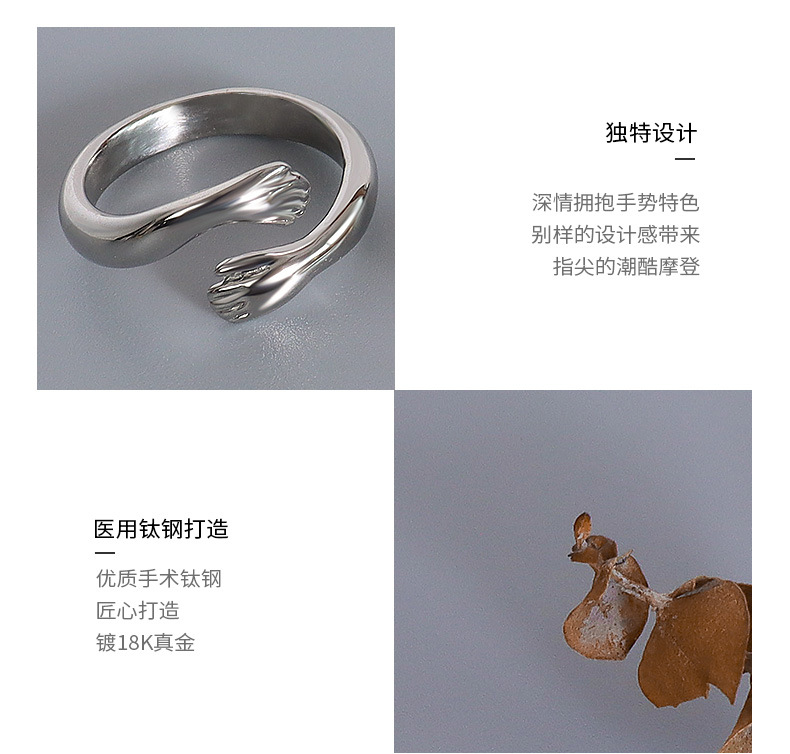 Geometric Pattern PVD Coated Real Gold Plated 18K Gold Geometric 304 Stainless Steel Fashion Waterproof Non Tarnish