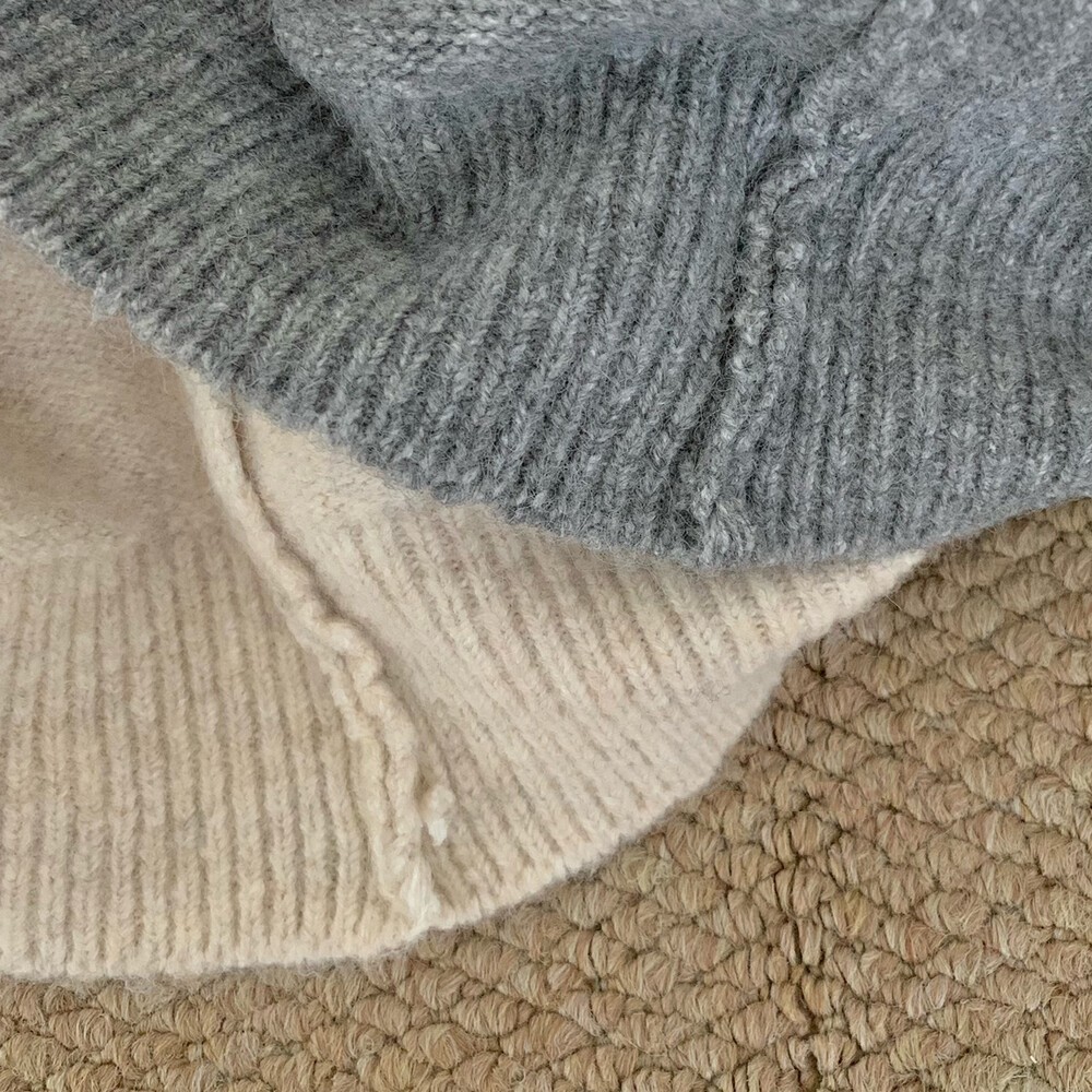 Casual Turtleneck Bag Buckle Sweater Cardigan Women'S Autumn And Winter New Lazy Wind Knitted Outer Women'S 15 Undefined