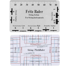 批发贝斯吉他测量尺 民谣电吉他弦高尺 吉他维修工具 琴弦弦距尺