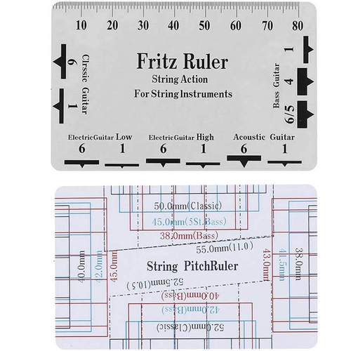 Wholesale bass guitar measuring ruler, folk electric guitar string height ruler, guitar repair tools, string gauge