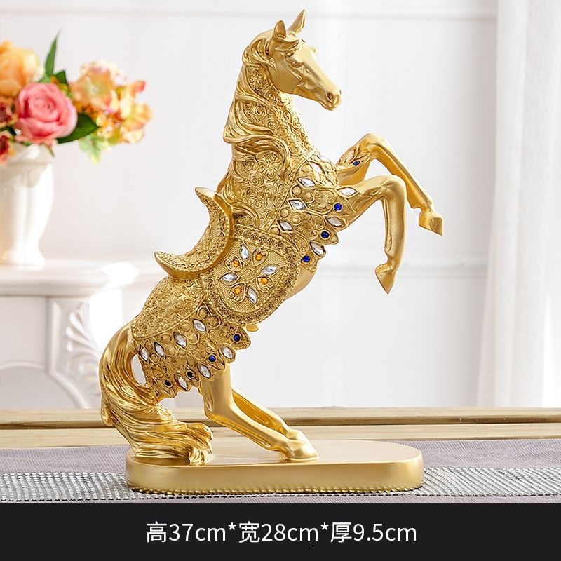 Adorno de Caballo para Escritorio de Resina para Navidad image 11