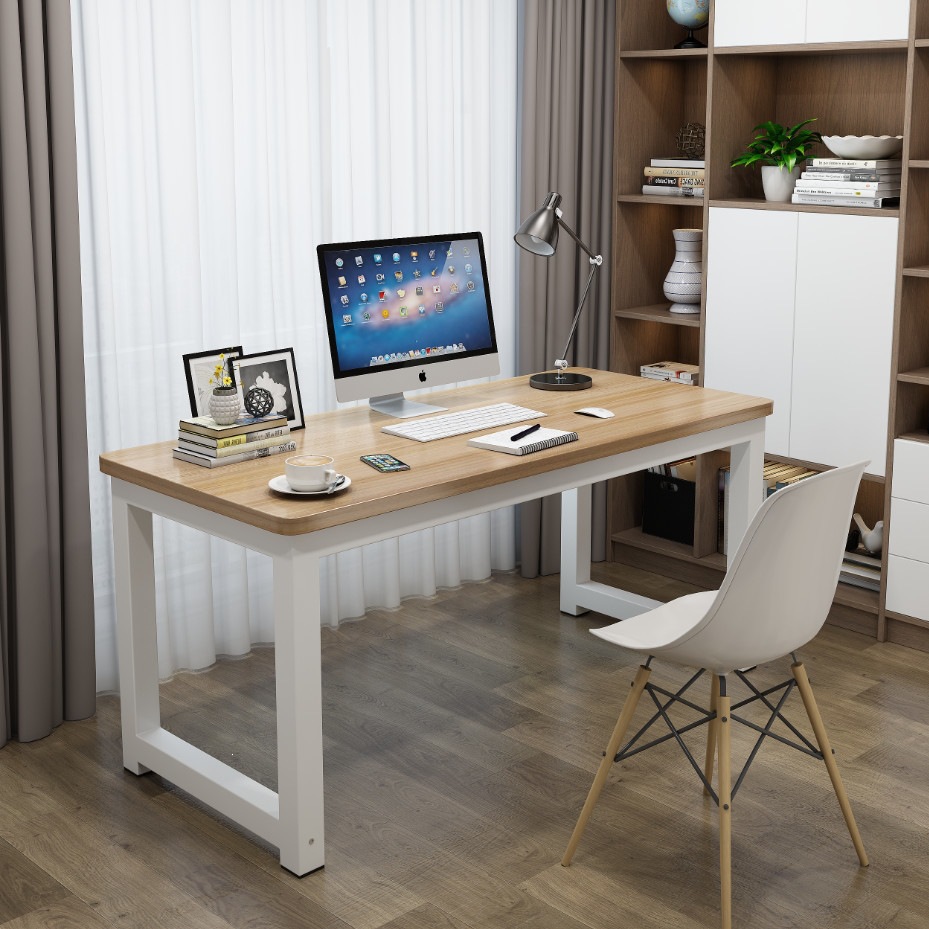 Rounded Corner Computer Desk, Desktop Home Student Study Desk, Writing Desk, Simple Study Table, Craft Table, Dedicated Table for Bead Art
