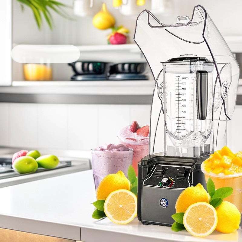 Cross-Border Direct Supply Multifunctional Smoothie Machine, Soundproof Milkshake Automatic Maker, Blender for Crushing and Mixing Grains