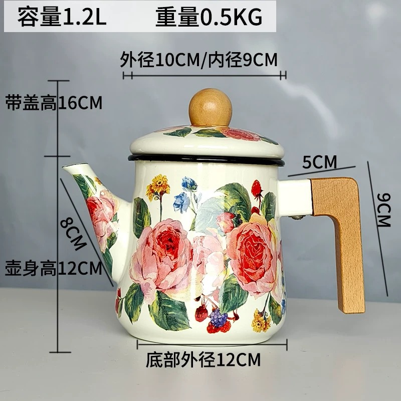 tetera de agua hervida tetera de té de leche hervida tetera de té de flores hervida tetera de medicina de verano horno electromagnético tetera general de fuego abierto