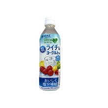 新品三//得利盐荔枝味饮料490Ml，夏日限定水果果汁饮料1*24瓶