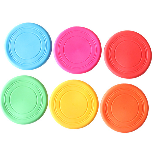 Amazon Dog Frisbee Golden Ruffled Shepherd Dog Training Pet Toy Bite-Resistant Soft Rubber Flying Saucer Floatable