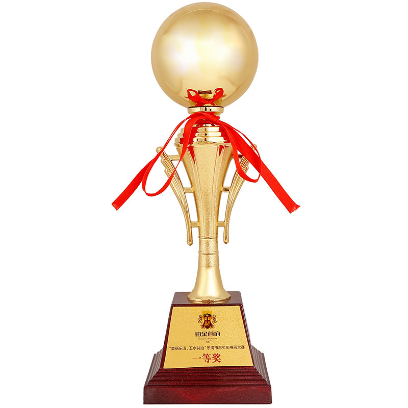 Vela esférica trofeo fútbol baloncesto Juegos evento medalla maratón letras premios Reunión Anual conmemorativa