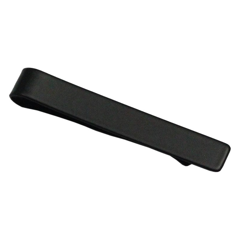 Ybyayuan hombres de negocios Seguridad simple logo letras Acero inoxidable clip corbata 33776