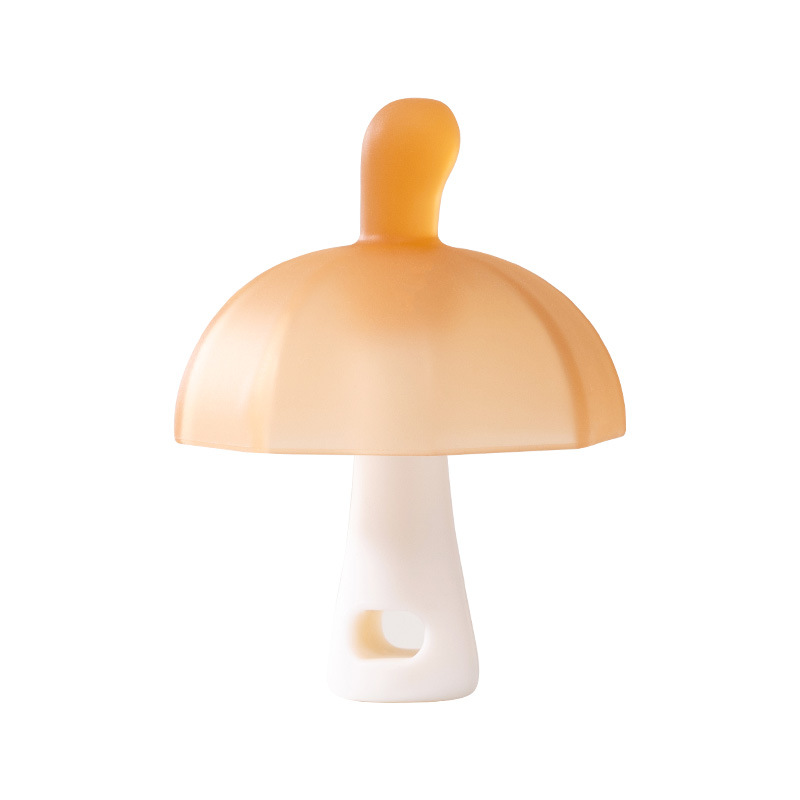 Marca de la misma pequeña goma de gomas de hongos para niños pequeños palillos para calmar el apetito de los juguetes de mordedura para bebés