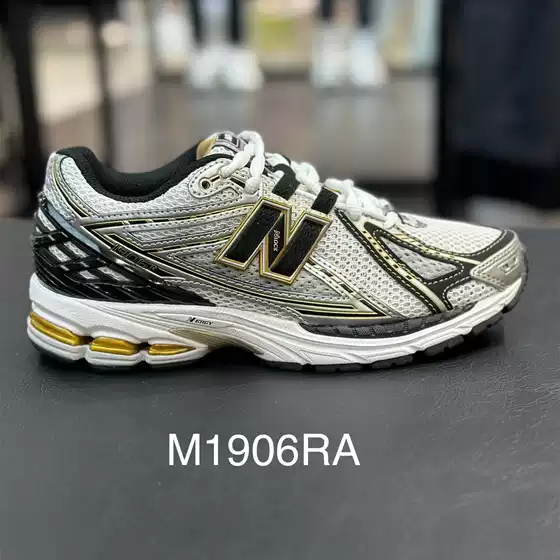Cross-border Putian Shoes Pure Original NB1906R Liquid Silver Cushioned Wear-Resistant Low-Top Dad Shoes Running Sports Shoes Lightweight