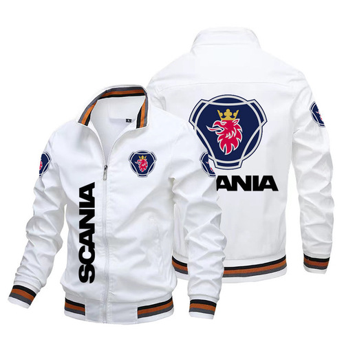 Alibaba.com men's fashion casual loose plus size Amazon clothing trendy fashion European and American foreign trade cross-border car logo jacket