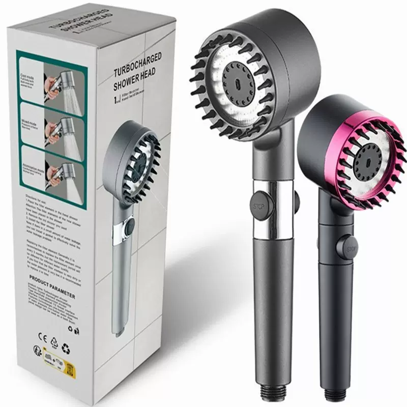 戴喷强劲增压手持花洒喷头浴室洗澡淋浴头过滤莲蓬头喷雾沐浴套装