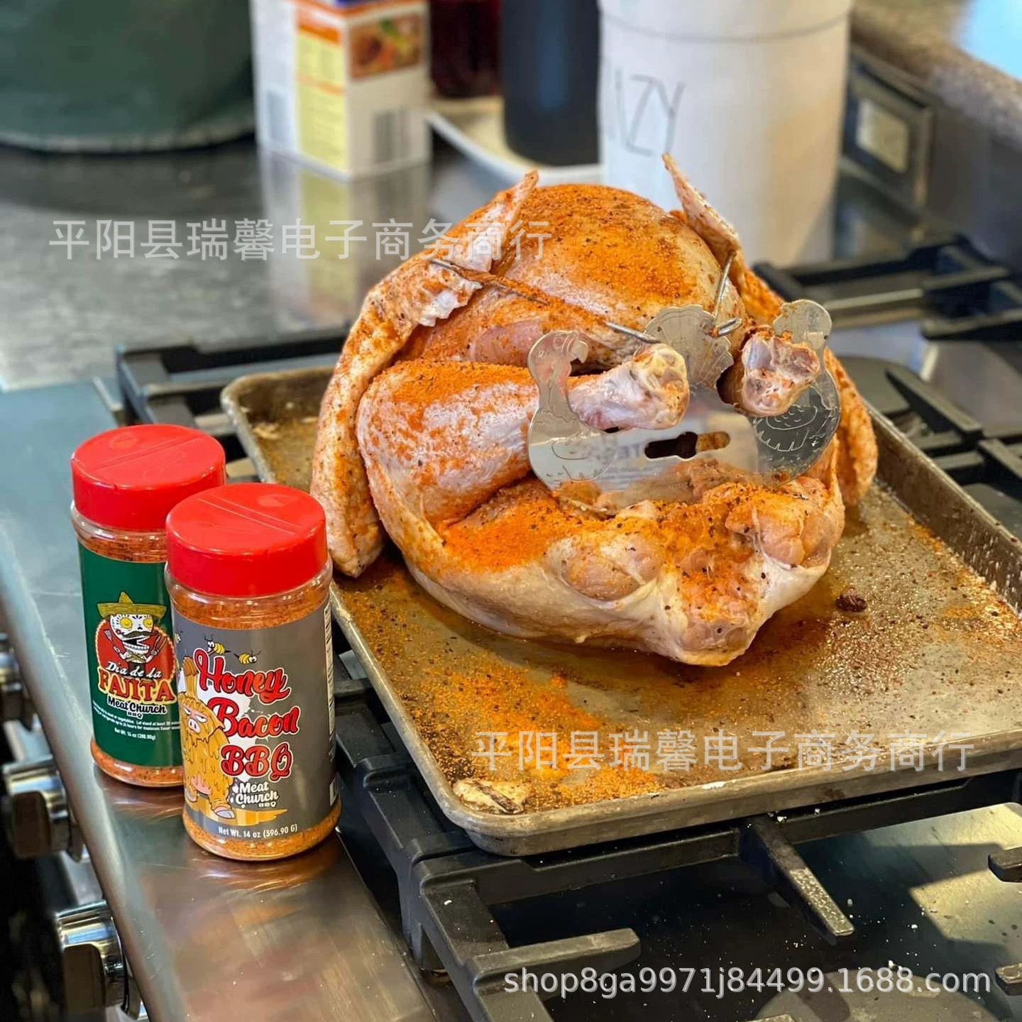 Независимая подставка Turbo Trusser из нержавеющей стали, фиксируемая полка, креативная подставка для жареной курицы, быстрое крепление, решётка для барбекю