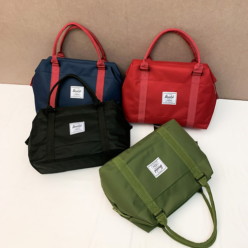 Travel bag, handheld short trip travel bag, large capacity luggage bag, Oxford cloth, lightweight and breathable yoga and fitness bag