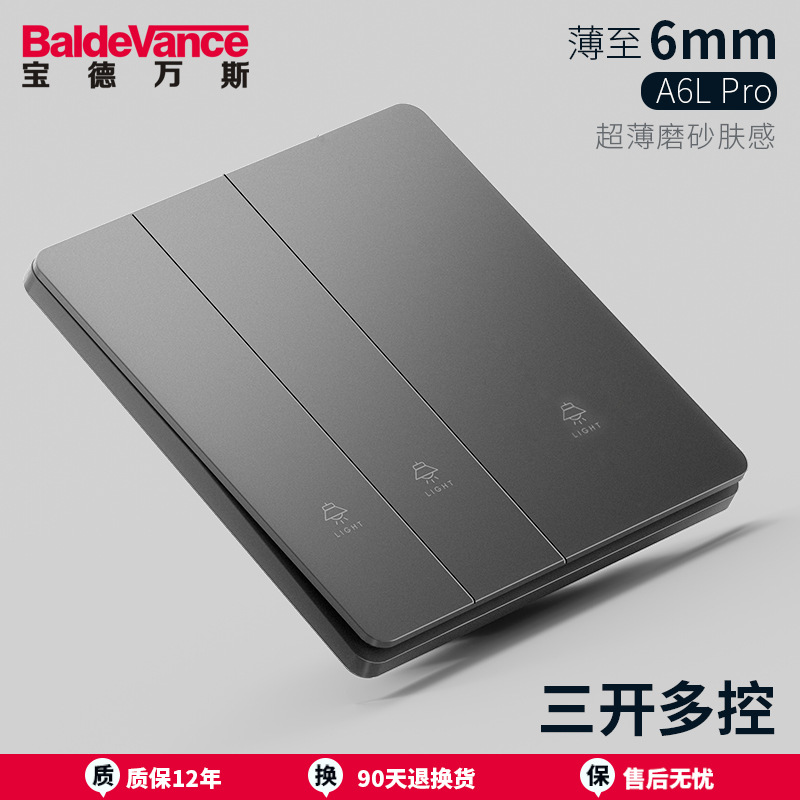 Three open and multiple controls [skin feel, matte gray]