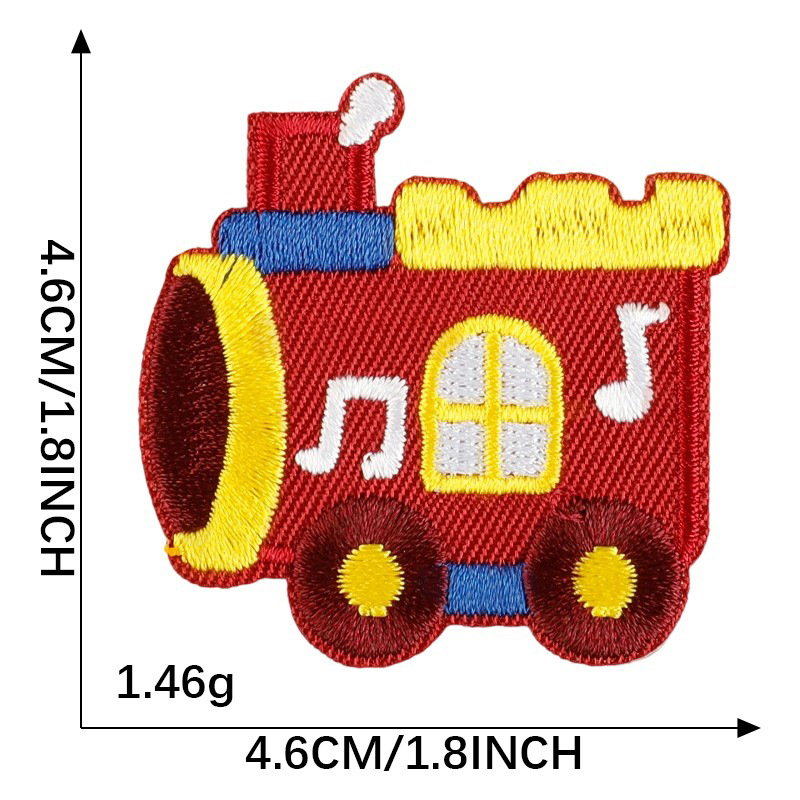 コンピュータ刺繍ラベルかわいい刺繍ステッカー韓国語版 diy 装飾パッチステッカー自己粘着オリジナル漫画車布ステッカー|undefined
