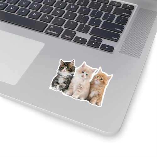 50 cross-border non-infringement cute kitten and puppy graffiti stickers for mobile phones, water bottles, computer waterproof handbook stickers