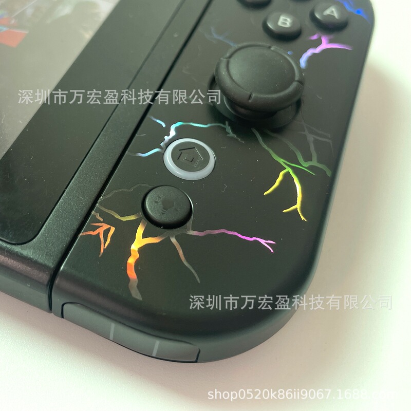 RGB グレアスイッチ発光左右ハンドル NS ジョイコンフラッシュ Bluetooth ハンドルリモートウェイクアップゲーム付き|undefined