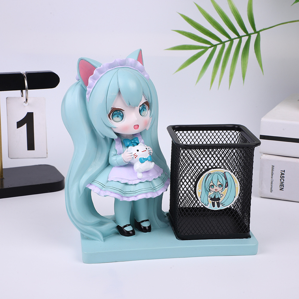 Estilismo de portalápices de Harry Potter, papelería de escritorio creativa, almacenamiento de suministros de oficina para estudiantes, capacidad simple y práctica