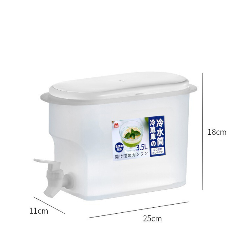 Household refrigerator cold kettle plastic plastic sealed cold kettle simple cold water bucket Nordic style with faucet thickening wholesale