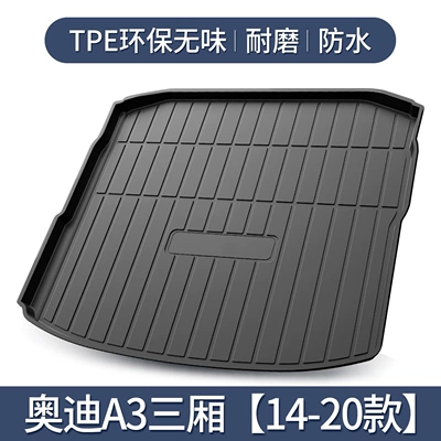 A3 Trunk MAt CAr SuppLies: Trunk Mat - audi-a3-sedan-14-20-models-exclusive-3d-stereo-high-edge-10090