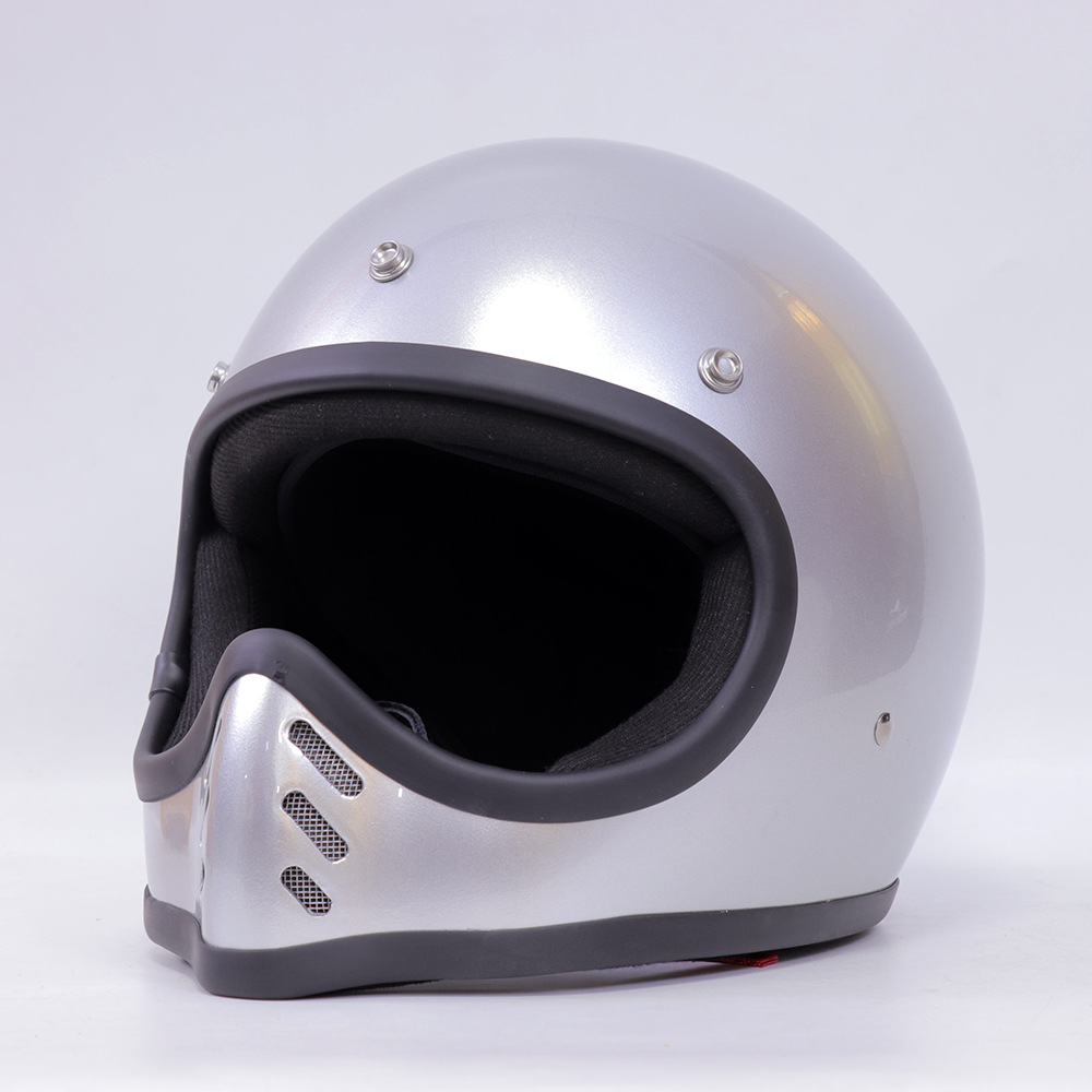 Japanese-Style Pointed Helmet Retro Cruiser Rider Helmet Motorcycle Scooter Fiberglass All-Season Space Full-Face Helmet